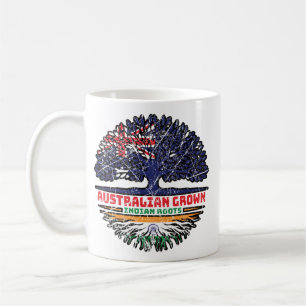 Indien Australien Treots Flag Kaffeetasse