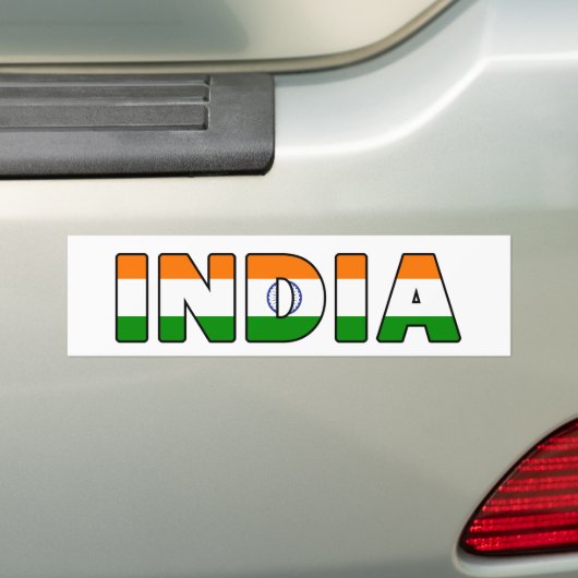 Indien Autoaufkleber (Auf Auto)