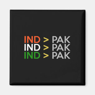 Indien besser als Pakistan indisches Cricket-Triko Magnet