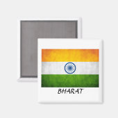 Indien "BHARAT" Magnet (Vorderseite/Rückseite)