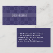 Indien Blue Business Cards Visitenkarte (Vorne/Hinten)