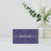 Indien Blue Business Cards Visitenkarte (Stehend Vorderseite)