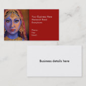 Indien: Braut-Visitenkarten Visitenkarte (Vorne/Hinten)