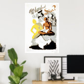 Indien Buddha Gandhi 1941 WPA Poster (Heimbüro)