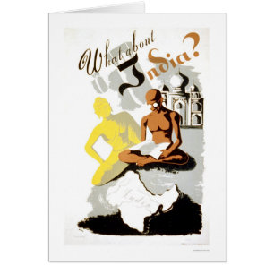 Indien Buddha Gandhi WPA 1941