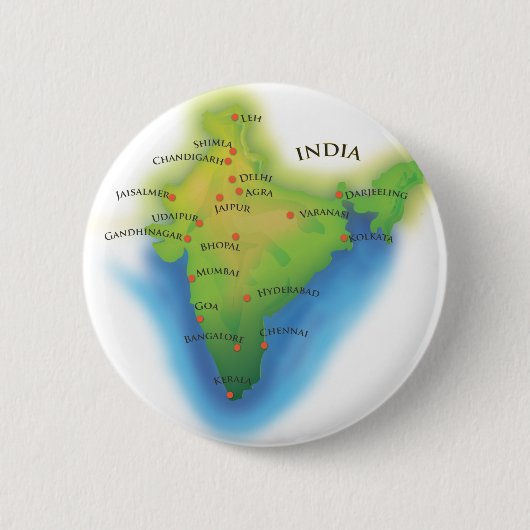 Indien Button (Vorderseite)