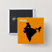 Indien Button (Vorne & Hinten)