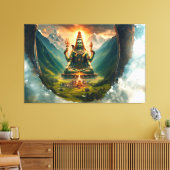 Indien Canvas Print Picture 2 Leinwanddruck (Insitu (Wohnzimmer))