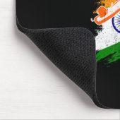 Indien Cricket Anhänger Jersey Bharath Cricket Fa Mousepad (Ecke)