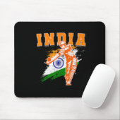 Indien Cricket Anhänger Jersey Bharath Cricket Fa Mousepad (Mit Mouse)