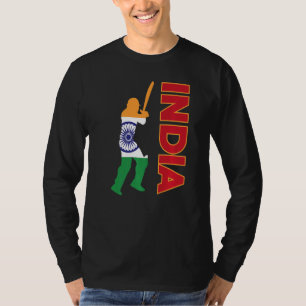 Indien Cricket India Flag Indisches Cricket Team C T-Shirt