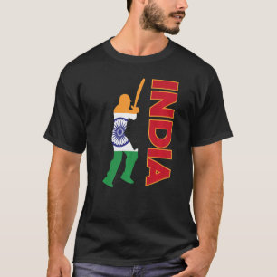 Indien Cricket India Flag Indisches Cricket Team C T-Shirt