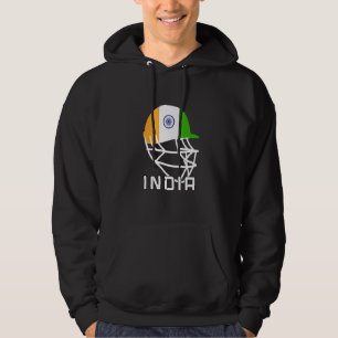 Indien Cricket-Lüfter Helm Indien Cricket-Spieler Hoodie