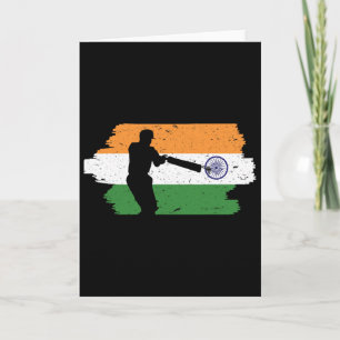 Indien Cricket National Fans Team Trikot Indische Karte