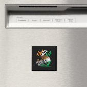 Indien Cricket-Team Cricket-Spieler Cricketer Magnet (In Situ (Geschirrspüler))