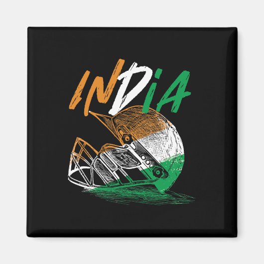 Indien Cricket-Team Cricket-Spieler Cricketer Magnet (Vorne)