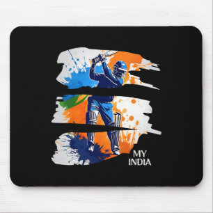 Indien Cricket Trikot Flagge Indischer Cricket Mousepad