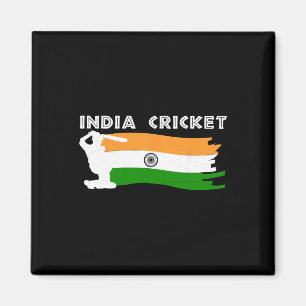 Indien Cricket-Trikot mit indischer Flagge als Ges Magnet