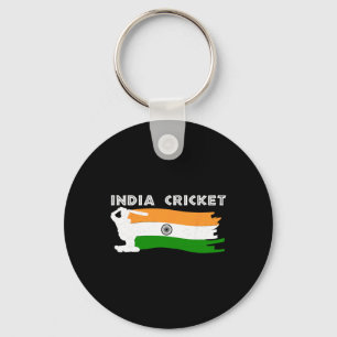 Indien Cricket-Trikot mit indischer Flagge als Ges Schlüsselanhänger