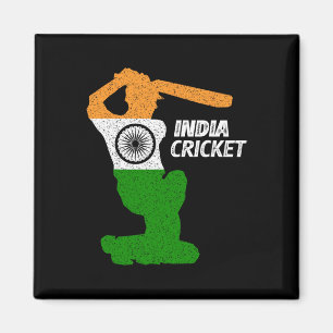 Indien Cricket Tsman Boundary Shot mit indischer F Magnet