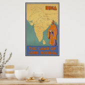 Indien Das Land Lord Buddha Poster (Küche)
