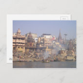 Indien der Ganges Postkarte (Vorne/Hinten)