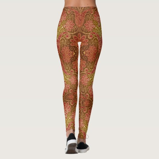 Indien-Design Leggings (Rückseite)