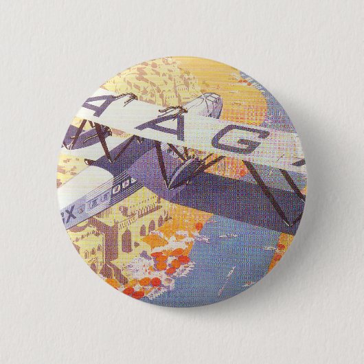 Indien durch Imperial Airways Button (Vorderseite)