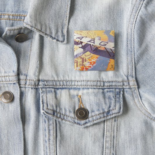 Indien durch Imperial Airways Button (Beispiel)