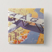 Indien durch Imperial Airways Button (Vorderseite)