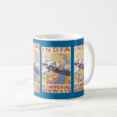 Indien durch Imperial Airways Kaffeetasse (VorderseiteRechts)