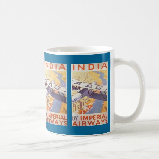 Indien durch Imperial Airways Kaffeetasse (Rechts)