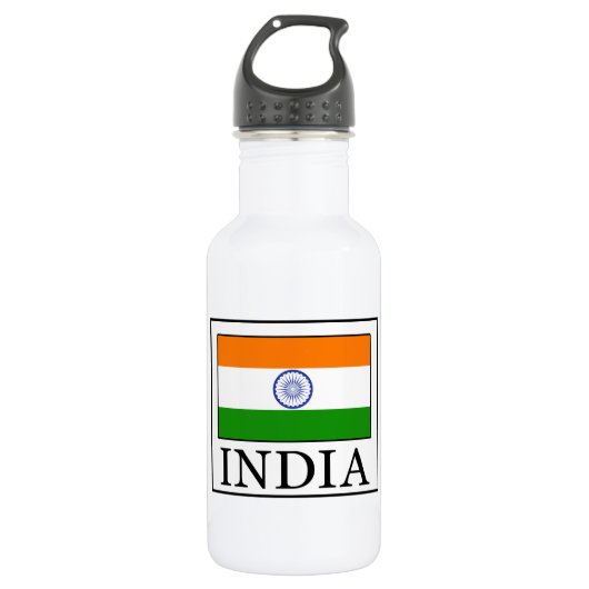 Indien Edelstahlflasche (Vorderseite)