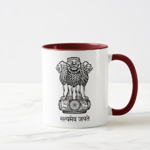 Indien-Emblem Tasse