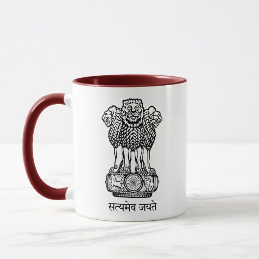 Indien-Emblem Tasse (Links)
