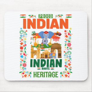 Indien Fahne Kostümoutfit Idee für Kinder & Amp; I Mousepad