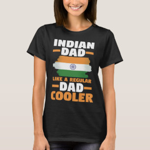 Indien faht indischen Vater wie ein regelmäßiger V T-Shirt