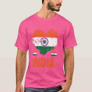 Indien Flag Outfit Idea für Kinder & Neuigkeiten I T-Shirt