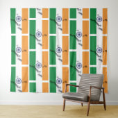 INDIEN FLAG WANDTEPPICH (Beispiel (Horizontal))
