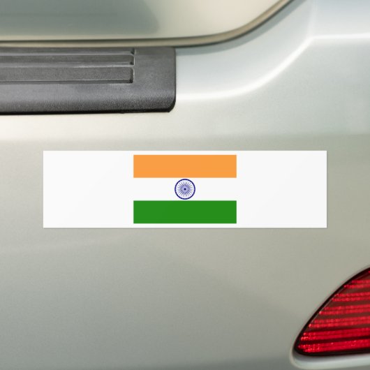 Indien-Flagge Autoaufkleber (Auf Auto)