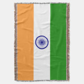 Indien-Flagge Decke (Vorderseite Vertikal)