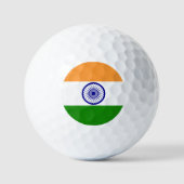 INDIEN: Flagge Indiens Golfball (Vorderseite)
