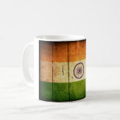 Indien-Flagge Kaffeetasse (Vorderseite Links)
