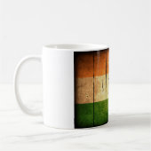 Indien-Flagge Kaffeetasse (Links)