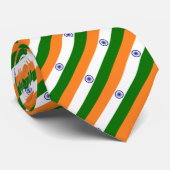 Indien-Flagge Krawatte (Gerollt)