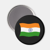 Indien Flagge Magnet (Vorderseite/Rückseite)