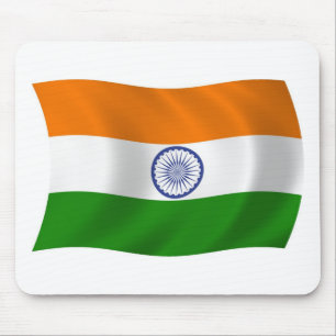 Indien Flagge Mauspad