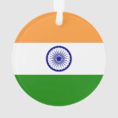 Indien-Flagge Ornament (Rückseite)