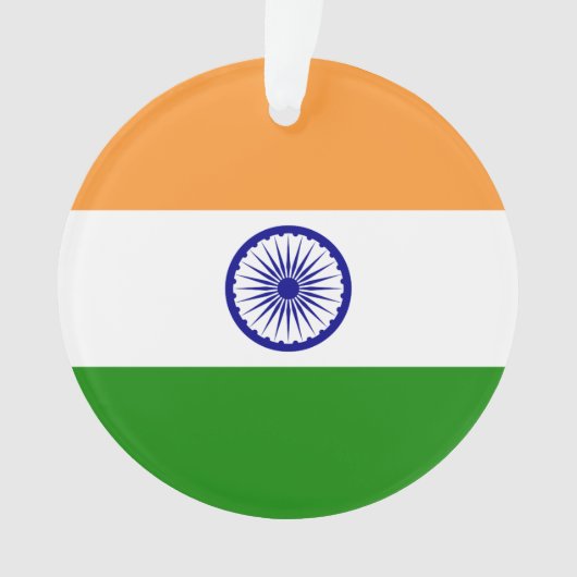 Indien-Flagge Ornament (Vorderseite)