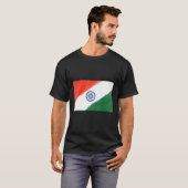 Indien Flagge Souvenir Heritage Travel T-Shirt (Vorne ganz)